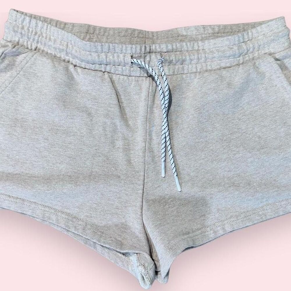 Women's Grey and Tan Shorts